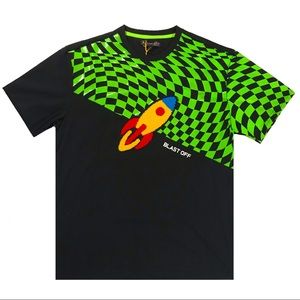 Men’s “Blast Off” T-Shirt. Size Large.